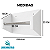Suporte Pano Perfex Parede Aço Reforçado Branco Higiênico Para Clinica - 37002 - Imagem 2