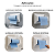 Suporte Pano Perfex Parede Aço Reforçado Branco Higiênico Para Clinica - 37002 - Imagem 4
