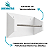 Suporte Pano Perfex Parede Aço Reforçado Branco Higiênico Para Clinica - 37002 - Imagem 5