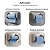 Suporte Pano Perfex Parede Aço Inox Escovado Higiênico Para Clinica - 37001 - Imagem 5