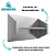 Suporte Pano Perfex Parede Aço Inox Escovado Higiênico Para Clinica - 37001 - Imagem 4