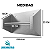 Suporte Pano Perfex Parede Aço Inox Escovado Higiênico Para Clinica - 37001 - Imagem 2