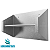 Suporte Pano Perfex Parede Aço Inox Escovado Higiênico Para Clinica - 37001 - Imagem 1