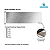 Chapa De Proteção Para Porta inox PNE 0,5mm 40 x 92 Cm - 13805 - Imagem 2