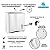 Dispenser de Papel Toalha Aço Inox com base Branca Interfolhas com Trava de Segurança - 20028 - Imagem 3