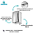 Secador De Mãos Automático Parede Aço Inox Escovado 304 Banheiro - 39003 - Imagem 4