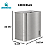 Toalheiro em Aço Inox Escovado Interfolhas Loren Metais Com Trava - 12188 - Imagem 2