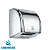 Secador De Mãos Automático Parede Aço Inox PowerClean Banheiro - 39002 - Imagem 1