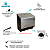 Dispenser De Papel Toalha Bobina 200Mts Em Aço Carbono/Inox Escovado - 20000 - Imagem 4