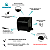 Toalheiro Dispenser de Papel Toalha Bobina Auto corte Compacto ABS Black - 8007 - Imagem 3