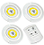 LED LIGHT COM CONTROLE REMOTO KIT 3 PEÇAS - Imagem 1
