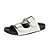 Slide Couro Liso Fivelas - Imagem 1