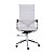 Cadeira Office Esteirinha Alta Cromada ORDESIGN OR-3301 Branca - Imagem 1