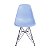 Cadeira DKR em Polipropileno e Base Metal ORDESIGN OR-1102 PP Azul Claro - Imagem 2