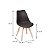 Cadeira Joly com Almofada Fixa e Base Madeira ORDESIGN OR-1108-BR Branca - Imagem 4