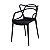 Cadeira Solna em Polipropileno ORDESIGN OR-1116-PT Preta - Imagem 1