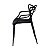 Cadeira Solna em Polipropileno ORDESIGN OR-1116-PT Preta - Imagem 2
