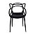 Cadeira Solna em Polipropileno ORDESIGN OR-1116-PT Preta - Imagem 3