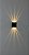 Arandela Led Moniu Ip65 2*5w 3.000k 10x10x6cm Pt Nordecor 2016 - Imagem 4