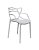 Cadeira Aviv Polipropileno Branco Fratini 1.00110.01.0001 - Imagem 2