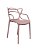 Cadeira Aviv Polipropileno Rosê Fratini 1.00110.01.0068 - Imagem 2