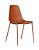 Cadeira Miami  com Base em aço com pintura epóxi e Assento em Polipropileno Terracota Fratini 1.00188.01.0070 - Imagem 2