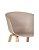 Cadeira Toledo com base em aço e acabamento idêntico a madeira e Assento Polipropileno Fendi Fratini 1.00279.01.0034 - Imagem 4