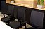 Cadeira Genebra Diretor com Tela especial, Base de nylon e Polipropileno Preto Fratini 1.00256.01.0002 - Imagem 7