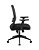 Cadeira Genebra Diretor com Tela especial, Base de nylon e Polipropileno Preto Fratini 1.00256.01.0002 - Imagem 3