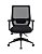 Cadeira Genebra Diretor com Tela especial, Base de nylon e Polipropileno Preto Fratini 1.00256.01.0002 - Imagem 1