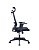 Cadeira Brooklyn com Tela especial, Base de nylon e Polipropileno Preto Fratini 1.00261.01.0002 - Imagem 3