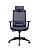 Cadeira Brooklyn com Tela especial, Base de nylon e Polipropileno Preto Fratini 1.00261.01.0002 - Imagem 1