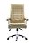 Cadeira Califórnia com Base e braços em aço cromado e Revestimento em couro ecológico Fendi Fratini 1.00290.01.0034 - Imagem 1