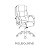 Cadeira Melbourne com Base em Aço Cromado, Assento e encosto com espuma e revestido em couro ecológico Preto Fratini 1.00314.01.0002 - Imagem 6