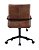 Cadeira Palermo com Base em Aço carbono e revestido em couro ecológico Marrom Fratini 1.00298.01.0003 - Imagem 4