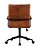 Cadeira Palermo com Base em Aço carbono e revestido em couro ecológico Caramelo Fratini 1.00298.01.0041 - Imagem 4