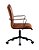 Cadeira Palermo com Base em Aço carbono e revestido em couro ecológico Caramelo Fratini 1.00298.01.0041 - Imagem 3