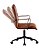 Cadeira Palermo com Base em Aço carbono e revestido em couro ecológico Caramelo Fratini 1.00298.01.0041 - Imagem 5