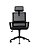 Cadeira Tokyo Presidente com Base em aço Nylon e Revestimento em tela e Encosto e Braços em Polipropileno Preto Fratini 1.00311.01.0002 - Imagem 1