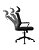 Cadeira Tokyo Presidente com Base em aço Nylon e Revestimento em tela e Encosto e Braços em Polipropileno Preto Fratini 1.00311.01.0002 - Imagem 4