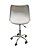 Cadeira Chicago com Base Cromada e Couro Ecológico e Assento Polipropileno Branco Fratini 1.00204.01.0001 - Imagem 4