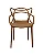 Cadeira Aviv Polipropileno Marrom Capuccino Fratini 1.00110.01.0070 Kit 4 Unidades - Imagem 6