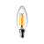 Lâmpada LED Vela E14 2400K 4W 400lm Bivolt PIX 36506101 - Imagem 1