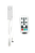 KIT CONTROLE DIGITAL P/ FITA RGB SINFONIA (7176/7179) NORDECOR 7181 - Imagem 1