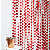 Kit Cortina De Coração Metalizado C/ Balões Te Amo Decoração - Imagem 4