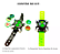Kit 2 Relógio Omnitrix Lançador E Omniverse C/ Som E Luz Ben - Imagem 2