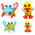 Caranguejo Fujão E Pato Musical Kit C/ Brinquedos Sensoriais - Imagem 9