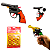 Arma De Brinquedo C/ 72 Shots Revolver Reforçado Espoleta - Imagem 1