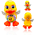 Pato Dançante Brinquedo Anda Dança C/ Som Luz Led Sensorial - Imagem 7
