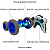 Carrinho Controle Remoto Girar 360 Solta Fumaça Drift Led - Imagem 9